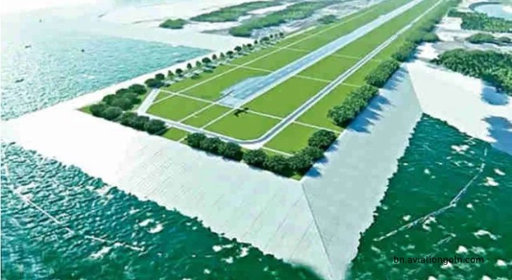 দৃশ্যমান হচ্ছে কক্সবাজারে সাগরগর্ভে রানওয়ে